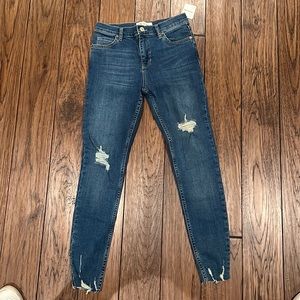 Free people high rise skinny jeans